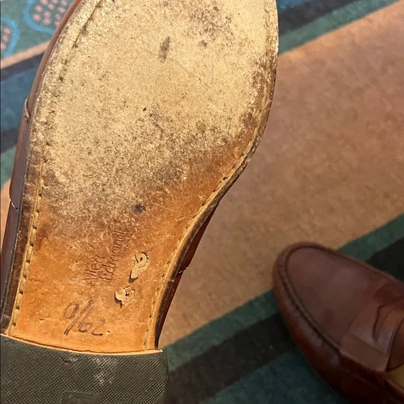 Allen Edmonds Cameron Classic Brown Leather Loafers - Picture 5 of 6